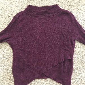 Free People maroon sweater